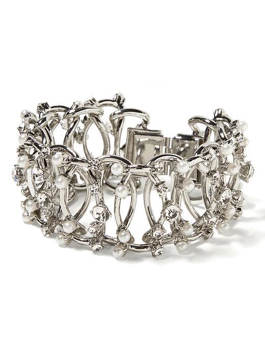 Banana Republic Lady Chain Bracelet Size One Size - Silver