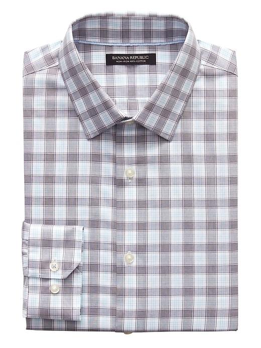 Banana Republic Grant Slim-fit Non-iron Tartan Plaid Shirt