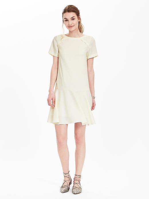 Banana Republic Womens Flounce Dress Size 0 - Cocoon