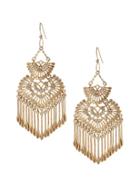 Banana Republic Embroidered Chandelier Earring Size One Size - Gold