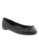 Banana Republic Womens Robin Ballet Flat Black Leather Size 7