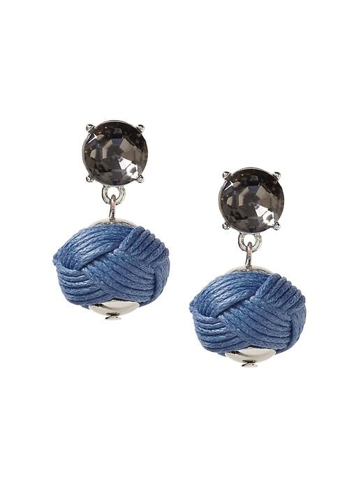 Banana Republic Womens Tropical Baubles Earring Blue Multi Size One Size
