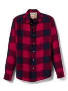 Banana Republic Heritage Camden Fit Flannel Shirt - Red
