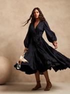 Wrap Midi Dress