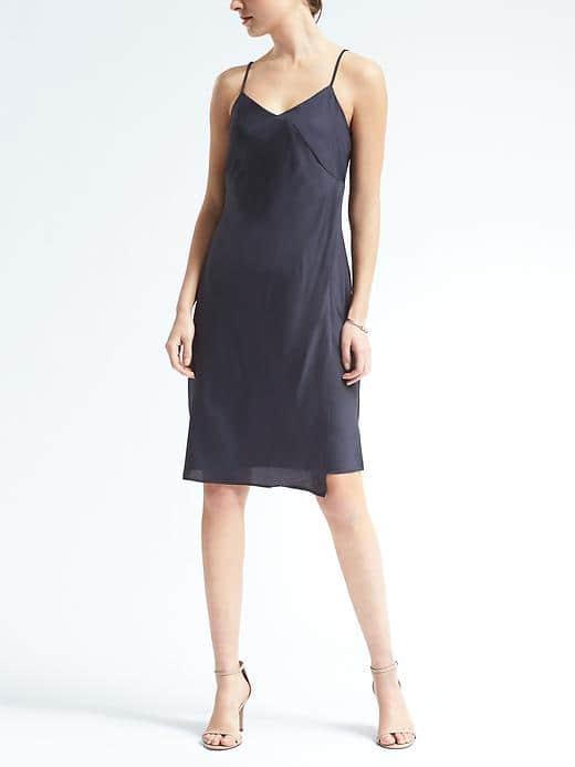 Banana Republic Cascade Slipdress - Navy