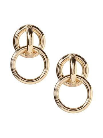 Banana Republic Equestrian Heritage Chain Drop Earring Size One Size - Gold