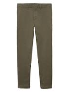 Banana Republic Mens Br X Kevin Love   Emerson Straight Garment Dyed Chino Pant New Juniper Green Size 26w