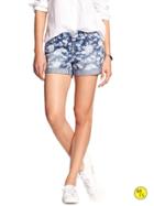 Banana Republic Factory Denim Roll Cuff Short Size 30 - Denim