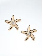 Banana Republic Sea Life Starfish Earrings - Gold