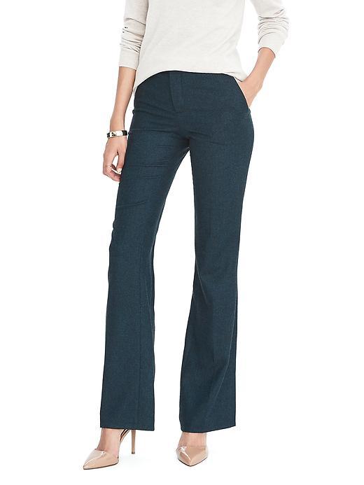 Banana Republic Logan Fit Flannel Pant - Emerald Green