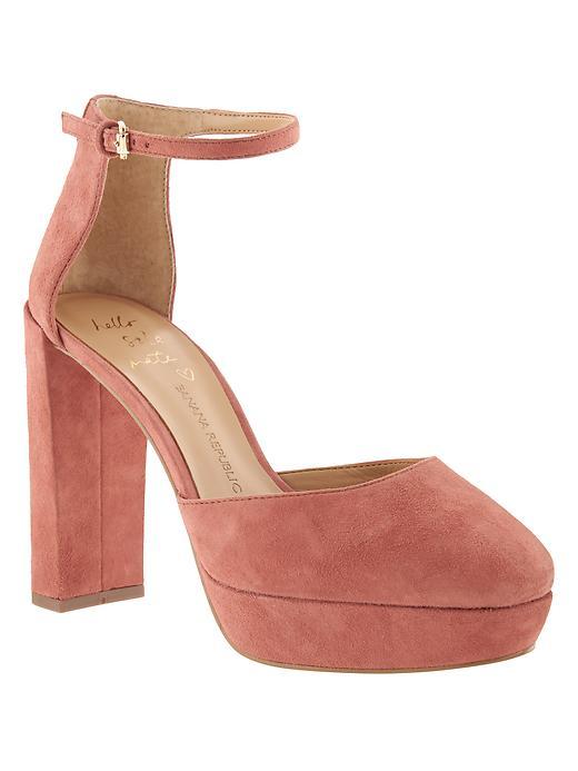 Banana Republic Villa Platform Pump Size 10 - Le Rose
