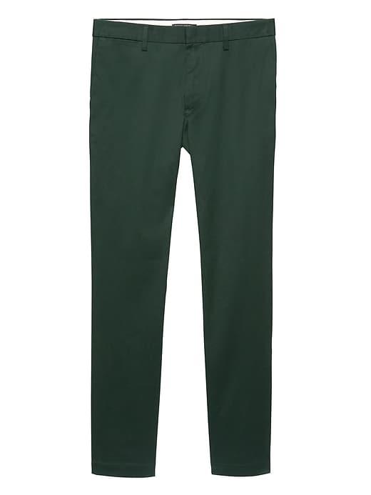 Banana Republic Mens Aiden Slim Rapid Movement Chino Pant Emerald Green Size 34w