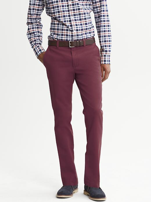 Banana Republic Slim Fit Chino - Sonoma Wine