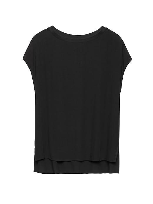 Banana Republic Womens Dolman Top Black Size Xl
