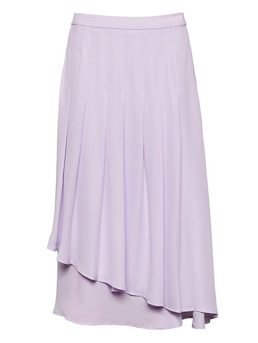 Banana Republic Japan Exclusive Pleated Wrap Midi Skirt