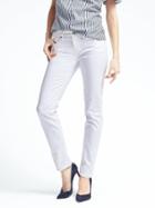 Banana Republic Womens Slim-straight Stain-resistant Jean Lily Size 32
