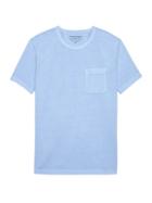 Banana Republic Mens Authentic Supima Cotton Garment Dyed T-shirt Allports Blue Size Xl