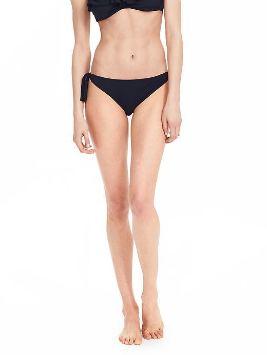Banana Republic Ruffle Bikini Bottom Size L - Preppy Navy