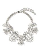 Banana Republic Womens Elizabeth Cole   Paxton Necklace Silver Size One Size