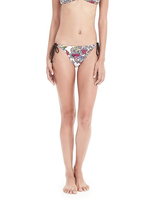Banana Republic Paisley Bikini Bottom Size L - White