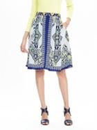 Banana Republic Womens Geo Print Boho Skirt Size 0 - Boho Geo Floral Cool