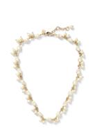 Banana Republic Womens Soft Pearl Necklace Gold Size One Size
