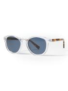 Banana Republic Mens Johnny Sunglasses Clear Crystal Size One Size