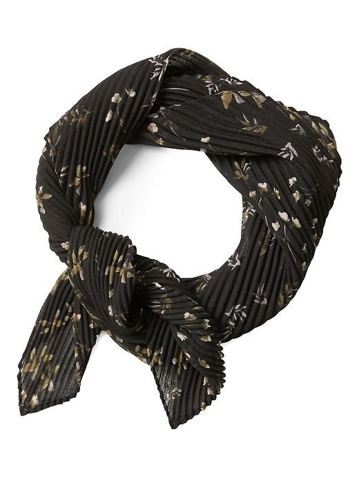 Banana Republic Womens Sheer Floral Medium Square Scarf Black Multi Size One Size