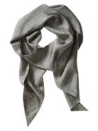 Banana Republic Pin Dot Silk Scarf Size One Size - Gray