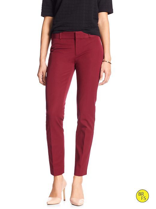 Banana Republic Factory Sloan Fit Slim Ankle Pant Size 0 - Garnet