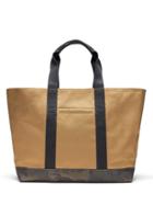 Banana Republic Mens Large Tote Bag Acorn Tan With Camouflage Size One Size
