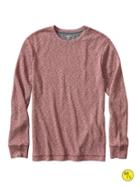 Banana Republic Mens Factory Long Sleeve Thermal Tee Size L - Brick