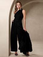 Tencel-wool One-shoulder Top