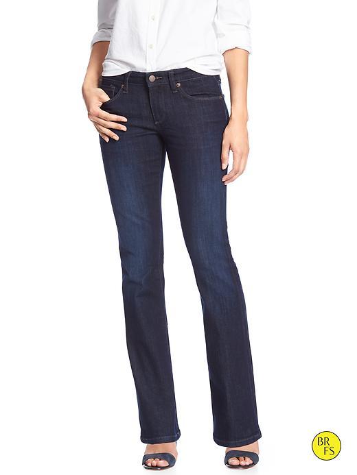 Banana Republic Factory Slim Fit Boot Cut Jean Size 24 Petite - Dark Denim
