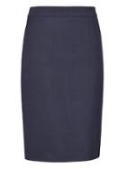 Banana Republic Womens High-waisted Lightweight Wool Pencil Skirt Navy Size 14