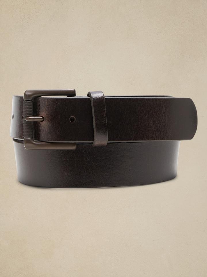 Tumbled Leather Belt