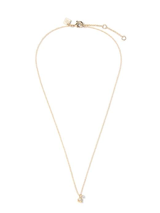 Banana Republic Mini Q Pendant Necklace
