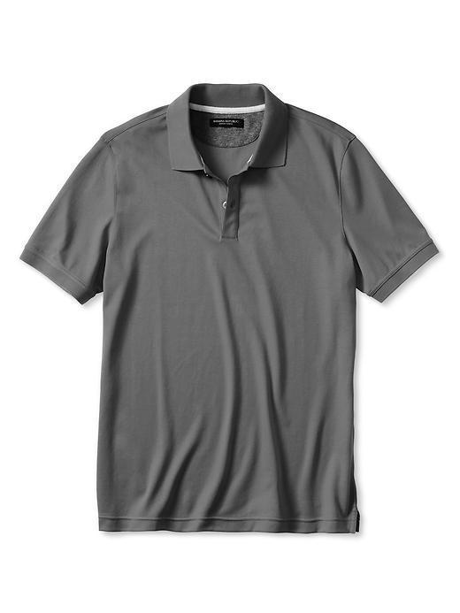 Banana Republic Luxe Touch Polo - Urban Gray