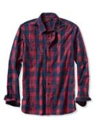 Banana Republic Mens Camden Fit Warp Print Shirt Size L Tall - Saucy Red