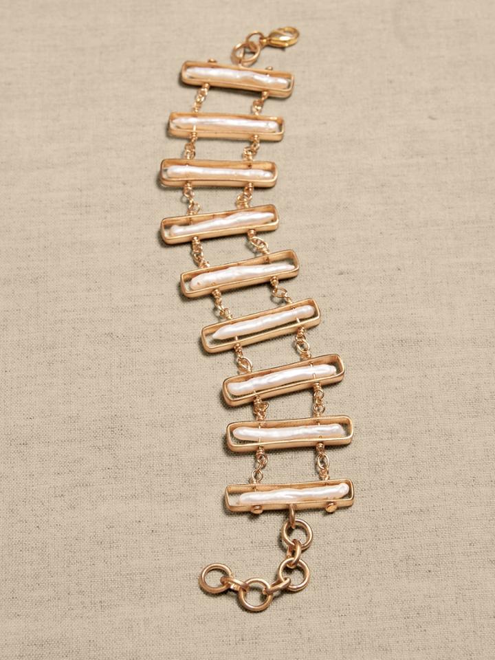 Biwa Pearl Bracelet | Aureus + Argent