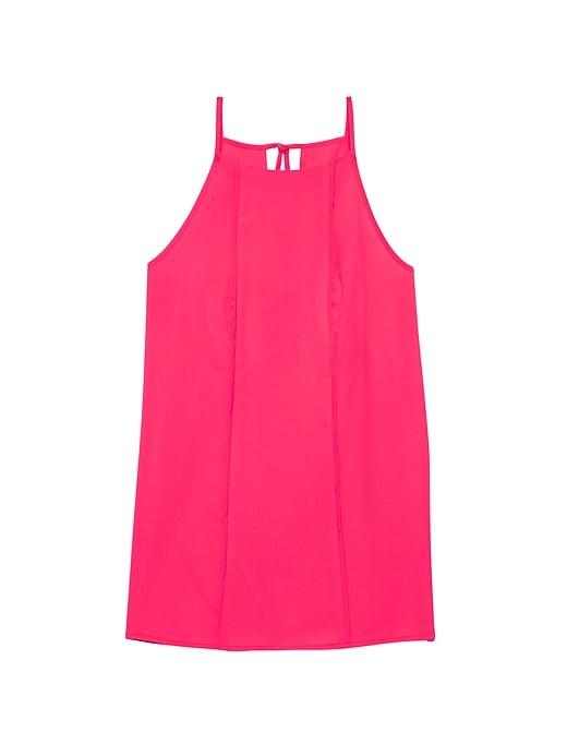 Banana Republic Womens Petite Square-neck Top Hot Pink Size L