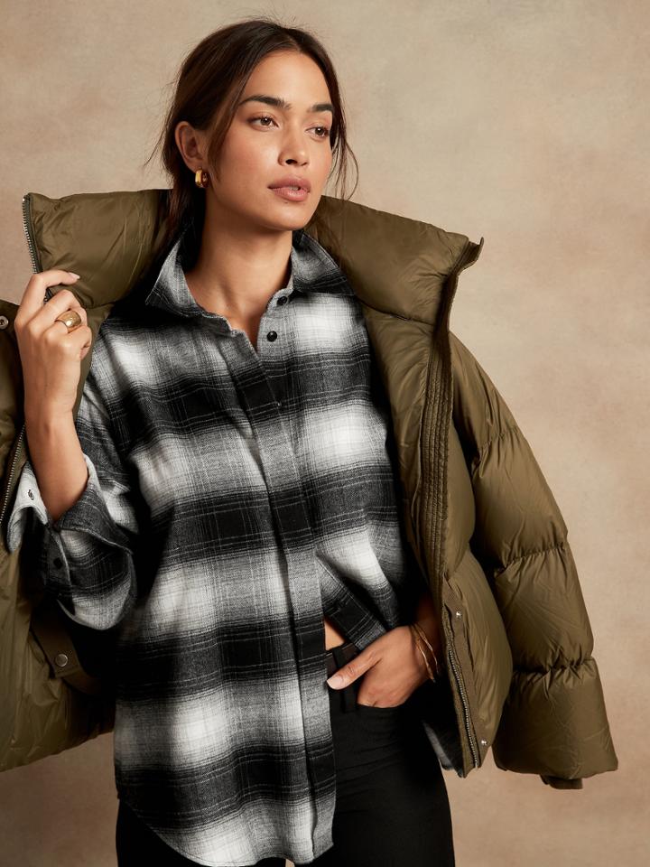Classic-fit Organic Flannel Shirt