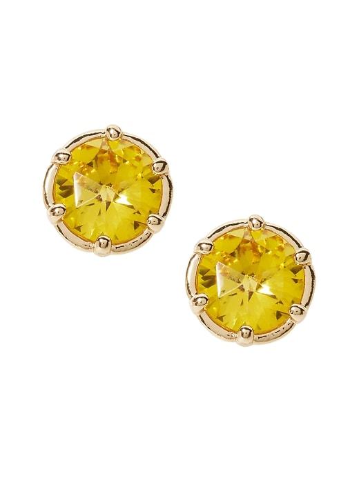 Banana Republic Womens Bare Sunflower Stud Earring Yellow Size One Size