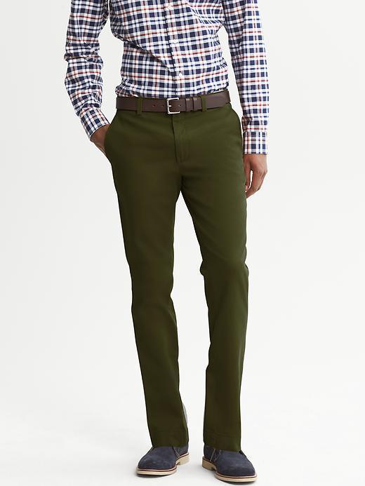 Banana Republic Slim Fit Chino - Rangoon Green