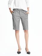 Banana Republic Womens Lightweight Bermuda Short Size 0 Regular - Light Gray