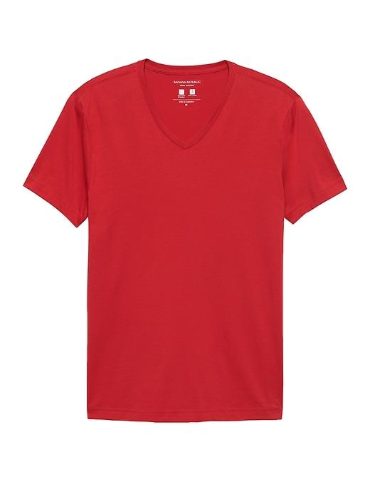 Banana Republic Tech Cotton V-neck T-shirt