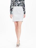 Banana Republic Womens Scalloped Skirt Size 0 - White