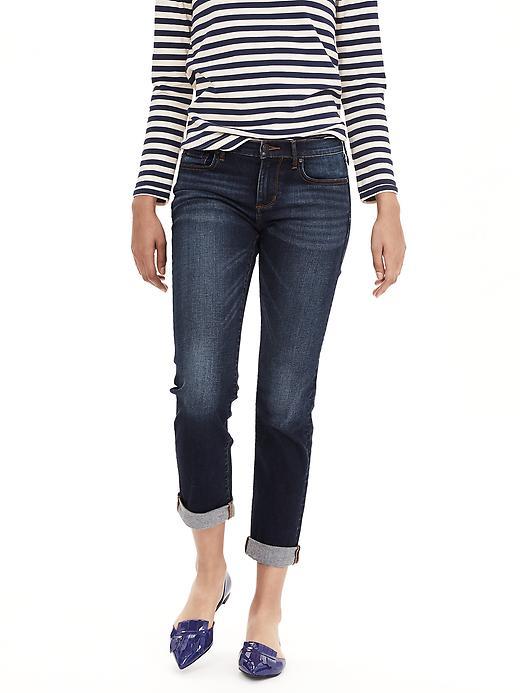Banana Republic Medium Wash Straight Jean Size 0 Petite - Medium Wash
