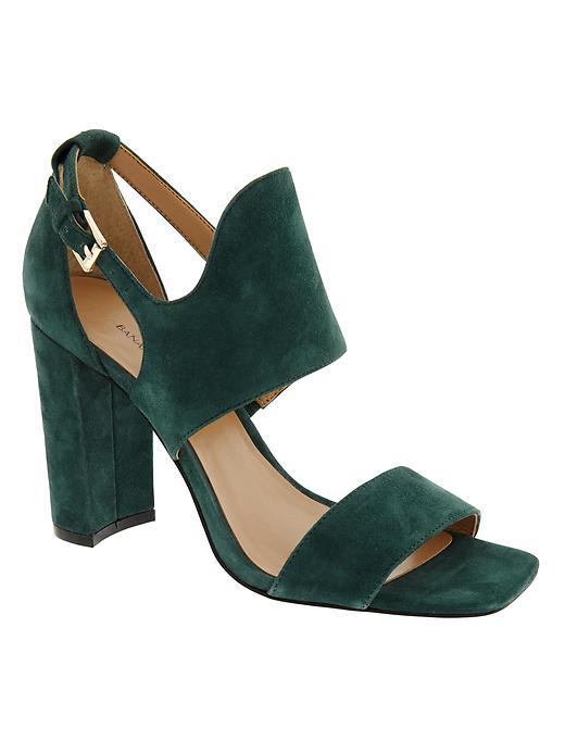 Banana Republic Blyss Heeled Sandal Size 10 - Loch Green