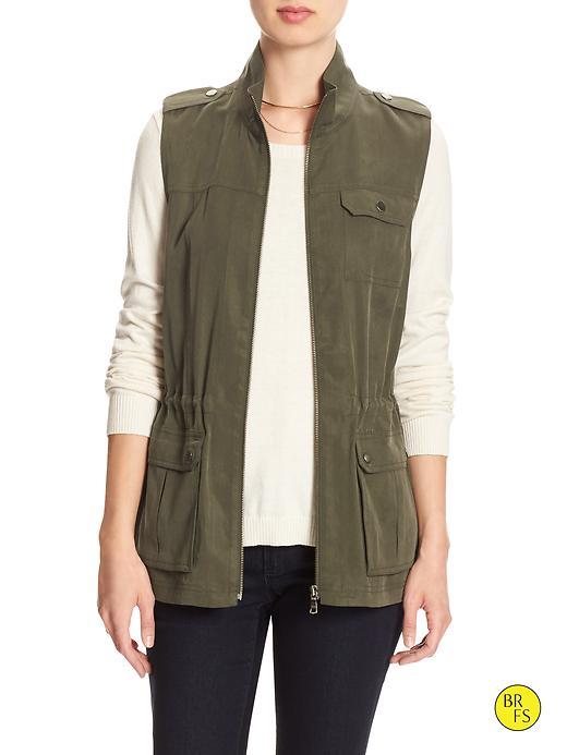 Banana Republic Factory Military Vest Size M - New Moss